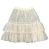 Louisa May Sheer Floral Ruffle Skirt