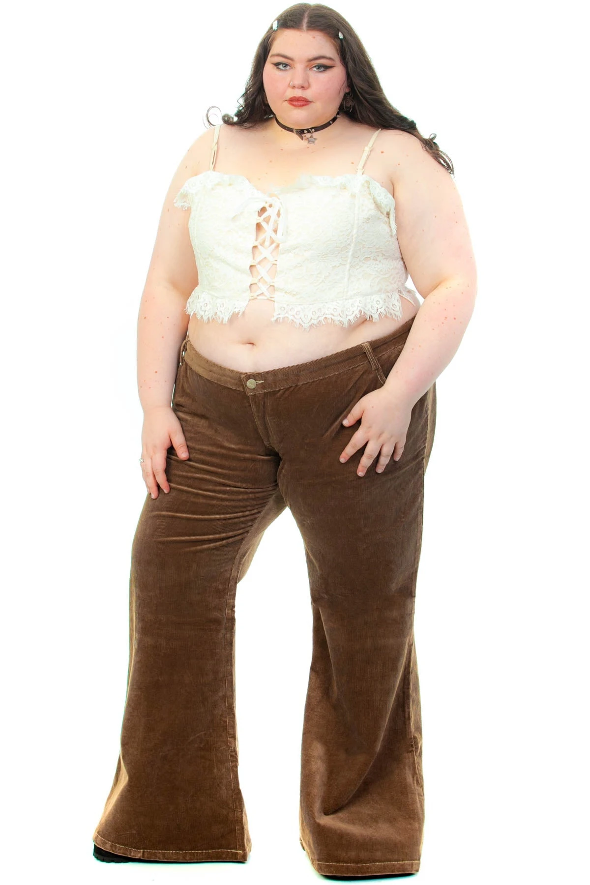 TUNNEL VISION SECONDHAND (GRADE A) Melody Brown Corduroy Flares 17 TUNNEL VISION SECONDHAND (GRADE A) Melody Brown Corduroy Flares - Image 17