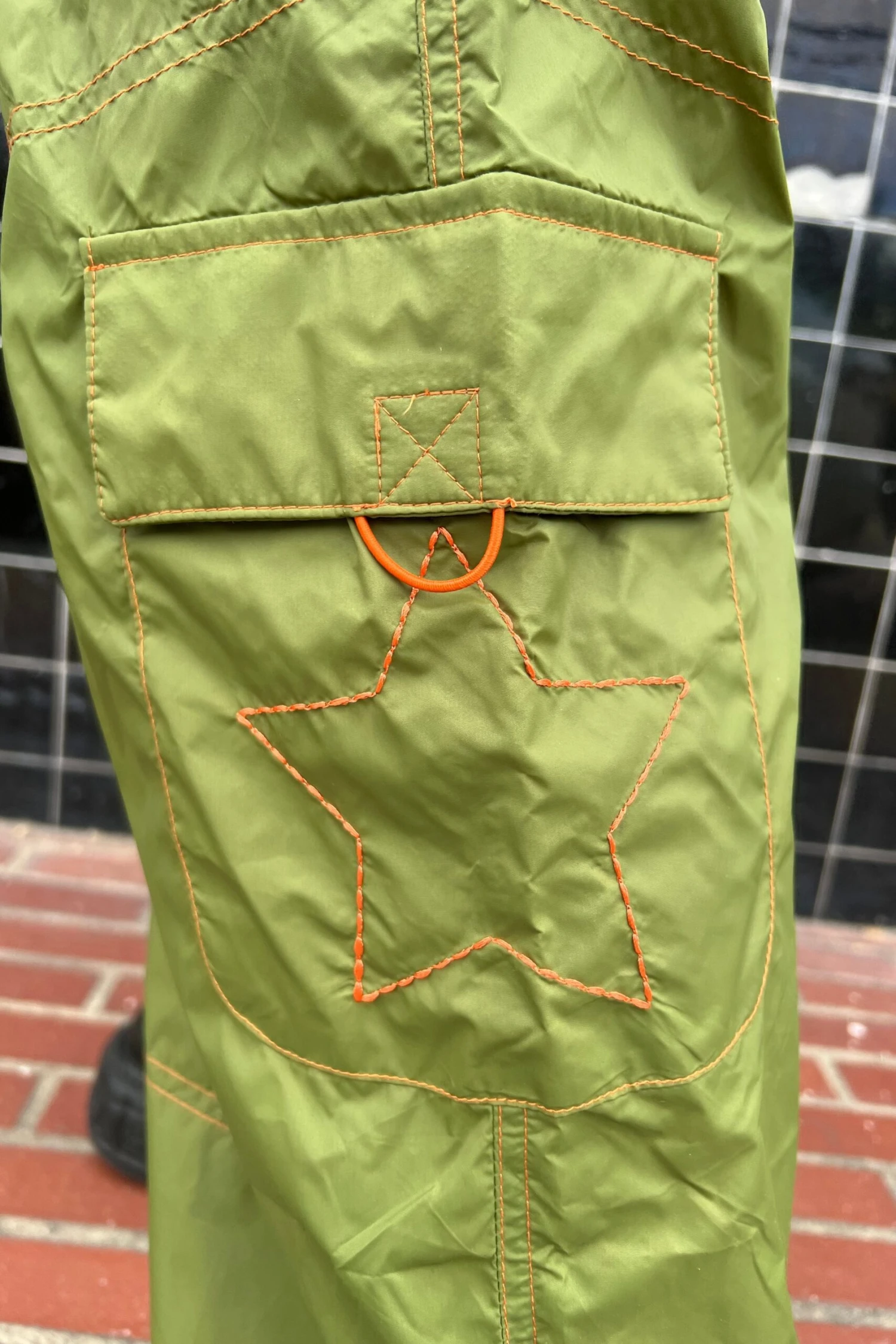 Splendor Olive Parachute Pants 10 Splendor Olive Parachute Pants - Image 10