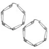 Safety Pin Hoop Earrings