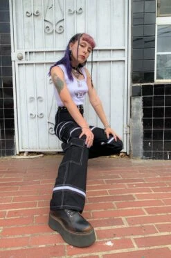 Black 5-in-1 Convertible Zip-Off Cargo Pants -TUNNEL Vision Shop IMG 14982