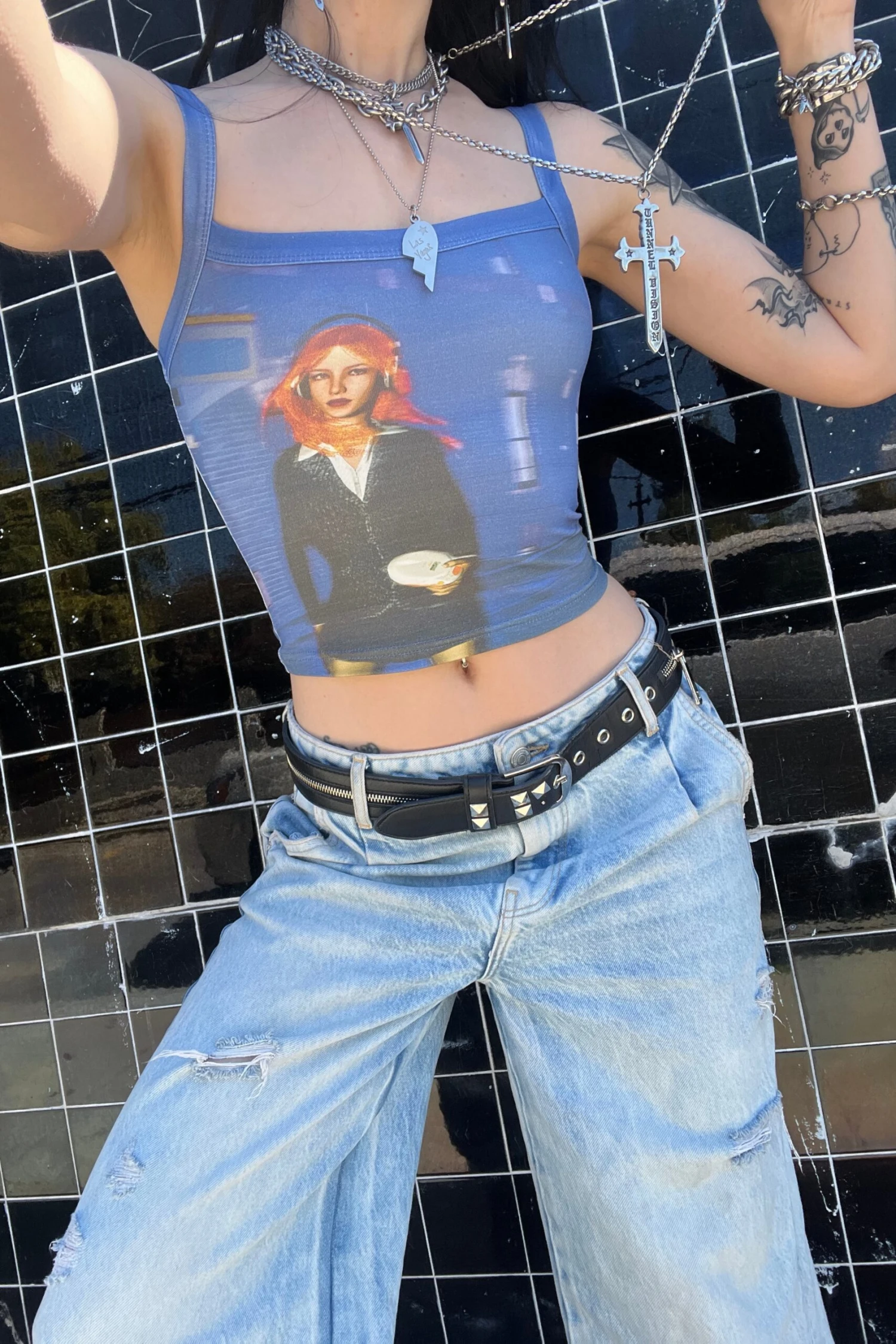 Lizzie Headphones Tank Top 2 Lizzie Headphones Tank Top - Image 2