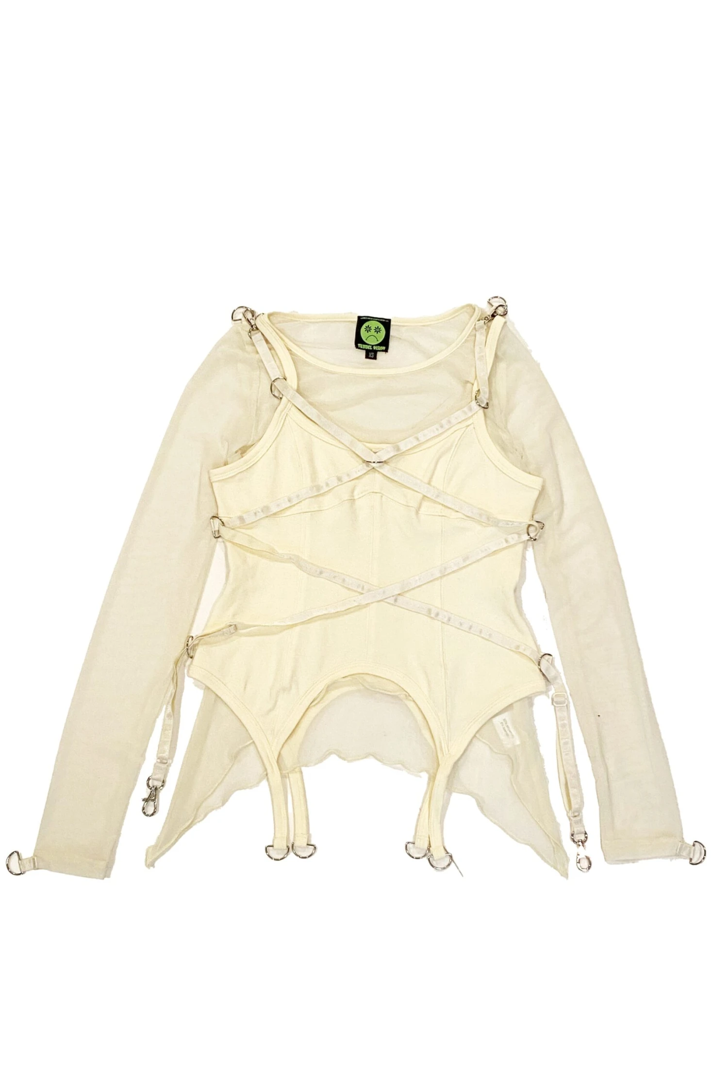 Gish Cream Convertible 3-in-1 Layered Top 1 Gish Cream Convertible 3-in-1 Layered Top