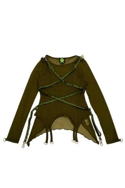 Gish Olive Convertible 3-in-1 Layered Top