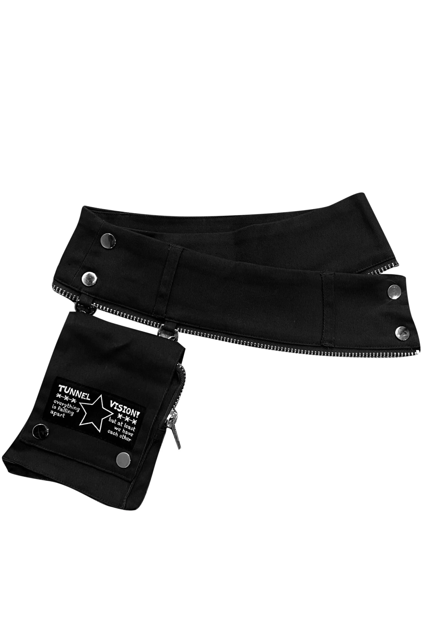 Max Black Utility Mini Skirt 4 Max Black Utility Mini Skirt - Image 4