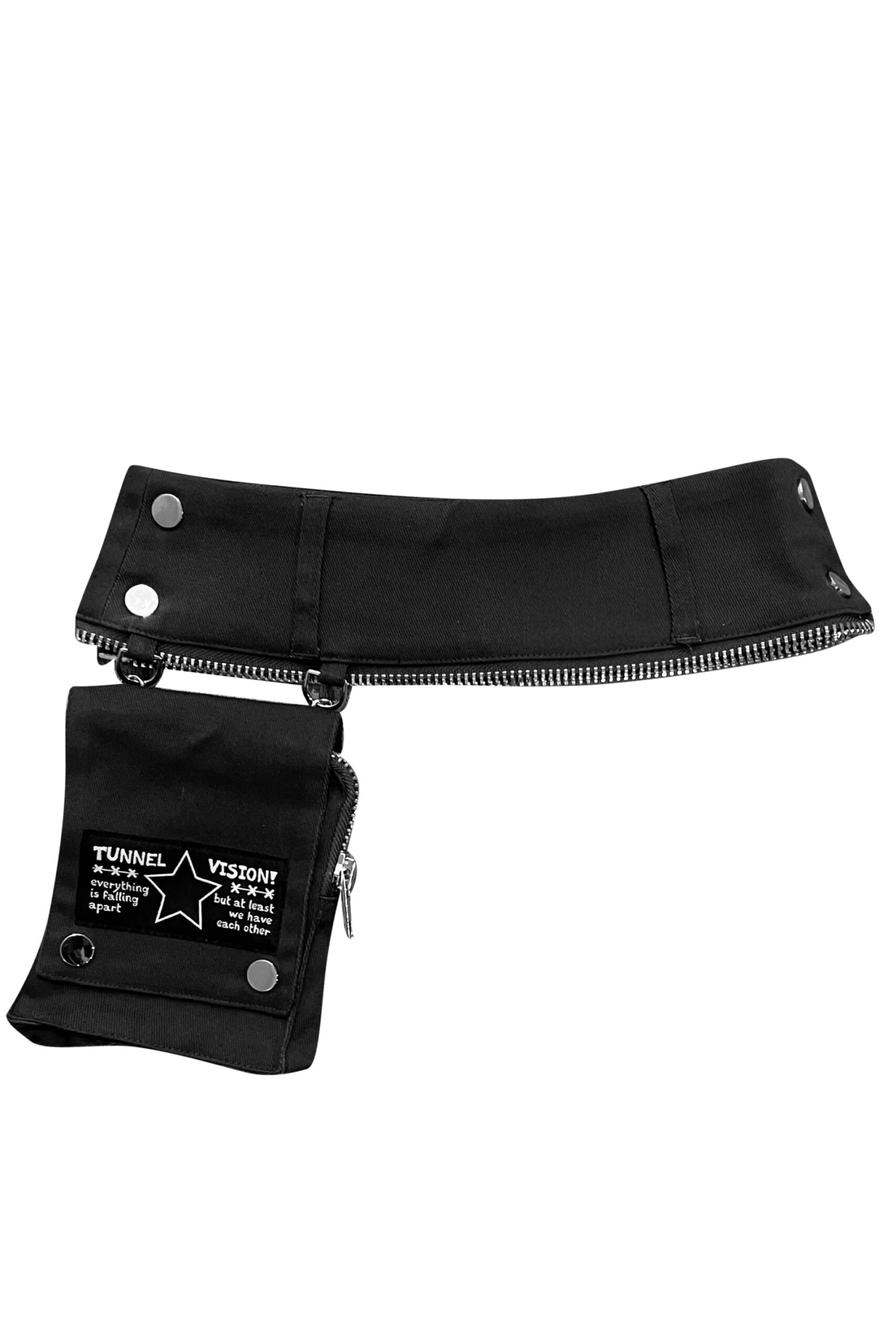 Max Black Utility Mini Skirt 3 Max Black Utility Mini Skirt - Image 3