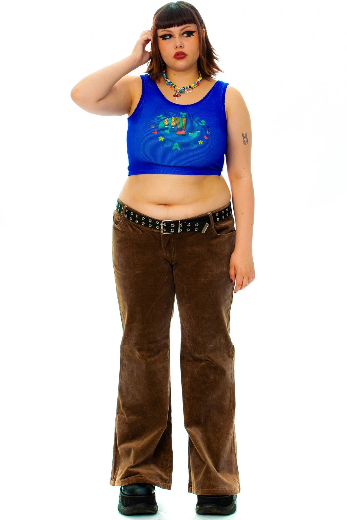 TUNNEL VISION SECONDHAND (GRADE A) Melody Brown Corduroy Flares 7 TUNNEL VISION SECONDHAND (GRADE A) Melody Brown Corduroy Flares - Image 7