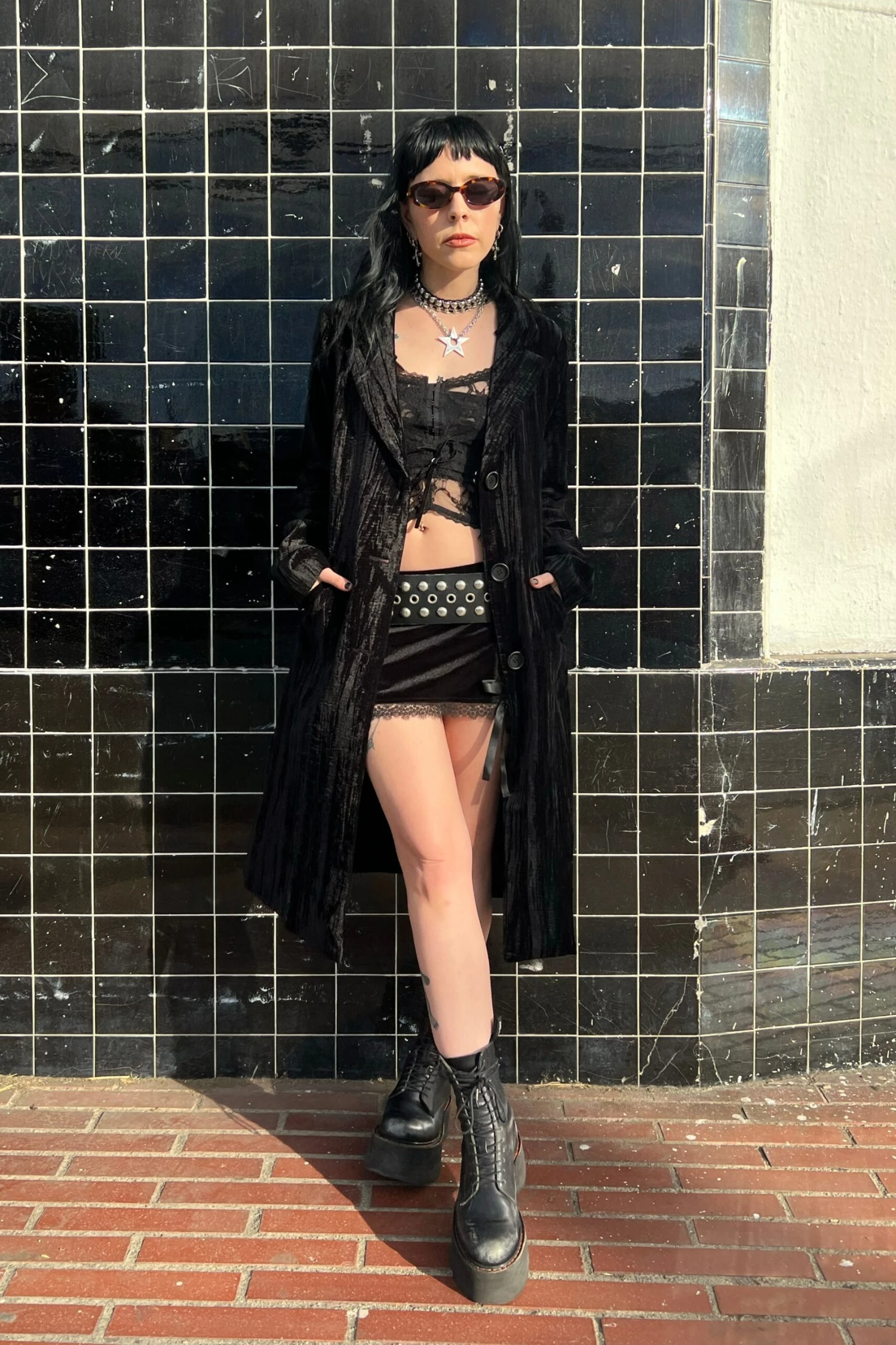 Mazzy Black Longline Jacket 7 Mazzy Black Longline Jacket - Image 7