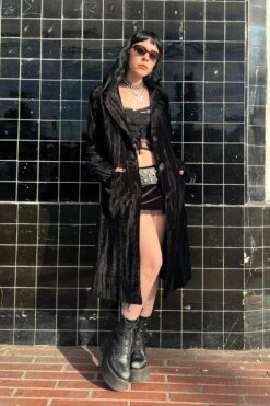 Mazzy Black Longline Jacket 24 Mazzy Black Longline Jacket -TUNNEL Vision Shop IMG 5838