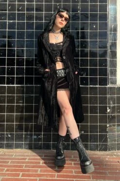 Mazzy Black Longline Jacket 25 Mazzy Black Longline Jacket -TUNNEL Vision Shop IMG 5839