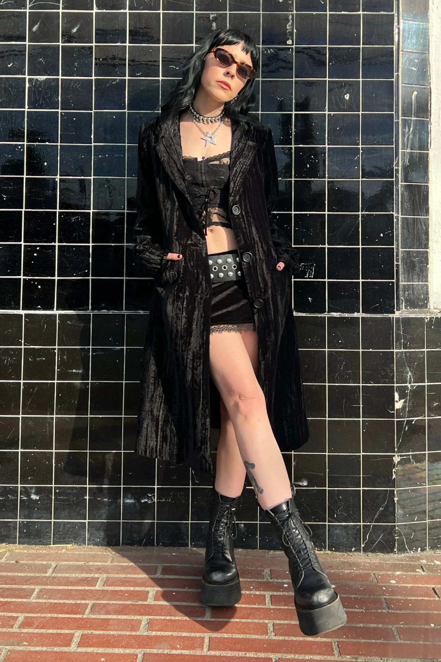 Mazzy Black Longline Jacket 6 Mazzy Black Longline Jacket - Image 6