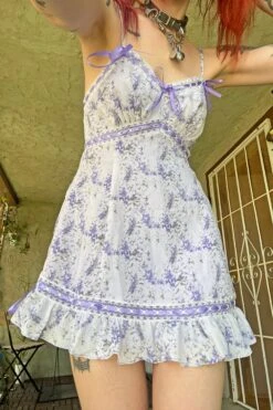 Babydoll Lavender Micro Slip Dress -TUNNEL Vision Shop IMG 5893