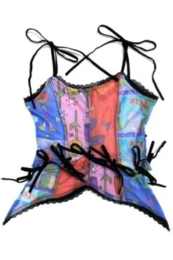 Gwendolyn Printed Tie-Up Camisole -TUNNEL Vision Shop IMG 6421