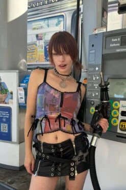 Gwendolyn Printed Tie-Up Camisole -TUNNEL Vision Shop IMG 7149 copy