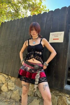 Gwendolyn Black Lace Tie-Up Camisole -TUNNEL Vision Shop IMG 7199 copy b44bc2d2 d46e 48d4 b5e4 0753f74691d2