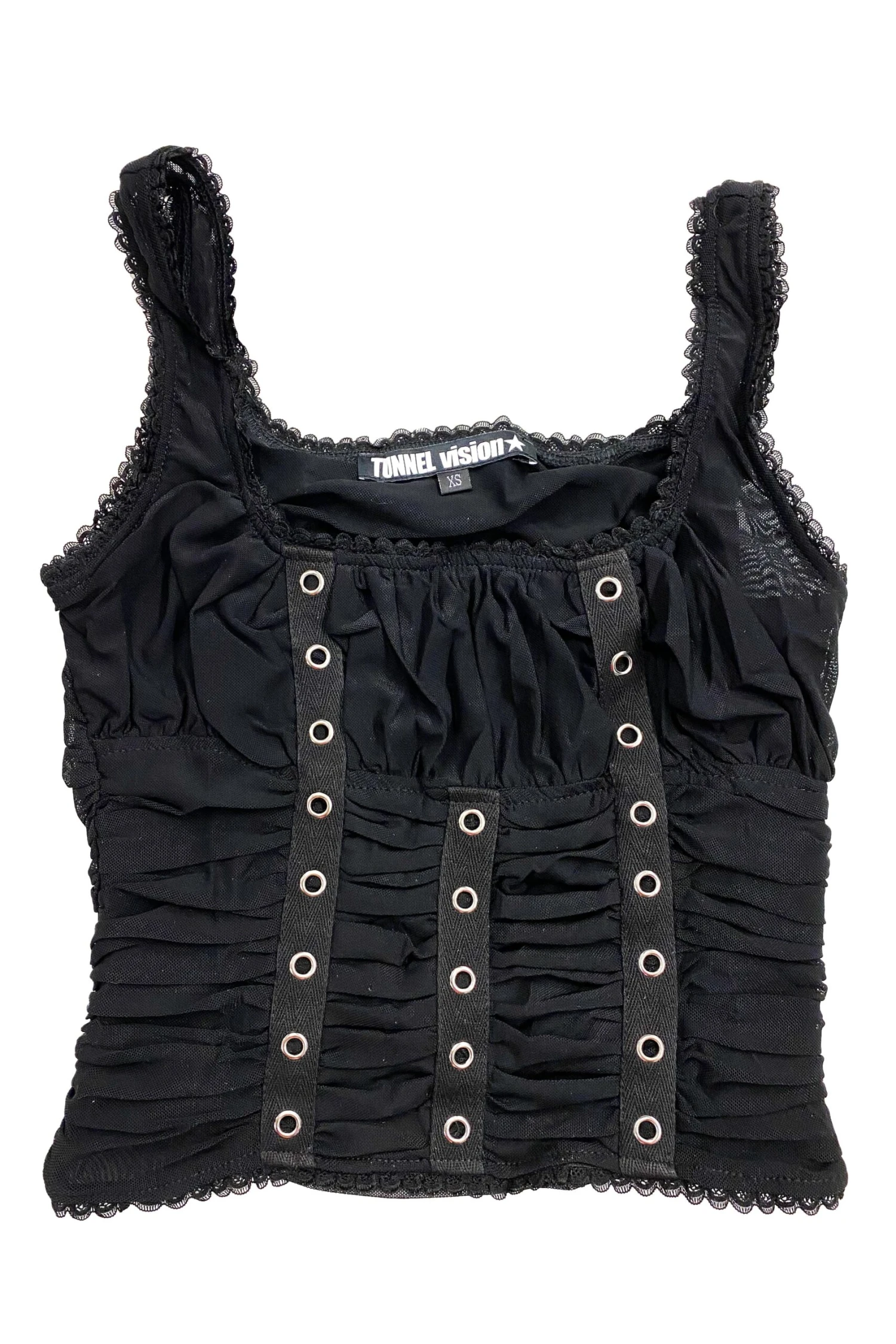 Lexi Black Grommet Top 1 Lexi Black Grommet Top