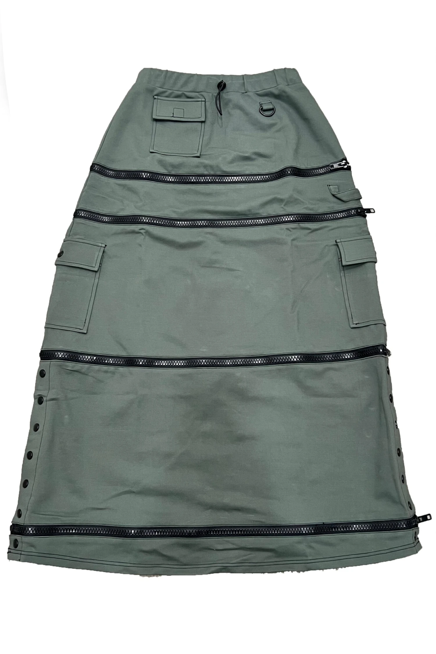 Olive Carmen 5-in-1 Convertible Cargo Skirt 1 Olive Carmen 5-in-1 Convertible Cargo Skirt