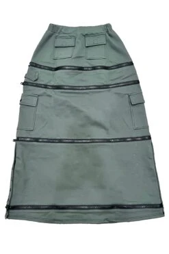 Olive Carmen 5-in-1 Convertible Cargo Skirt 30 Olive Carmen 5-in-1 Convertible Cargo Skirt -TUNNEL Vision Shop IMG 9191