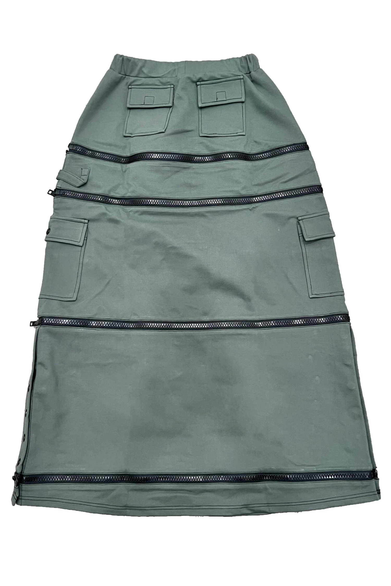 Olive Carmen 5-in-1 Convertible Cargo Skirt 11 Olive Carmen 5-in-1 Convertible Cargo Skirt - Image 11