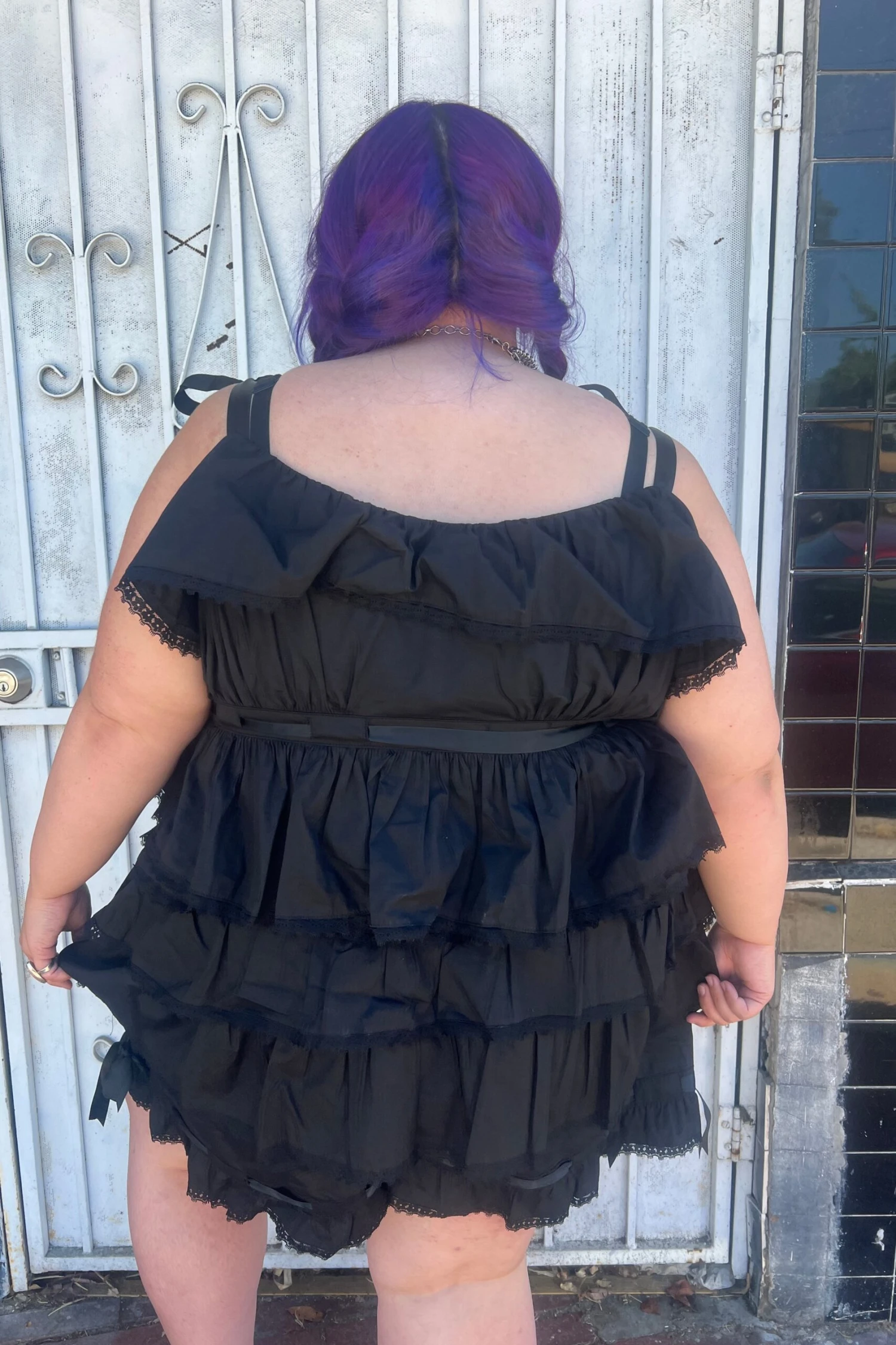 Fern Black Bloomer Shorts 9 Fern Black Bloomer Shorts - Image 9