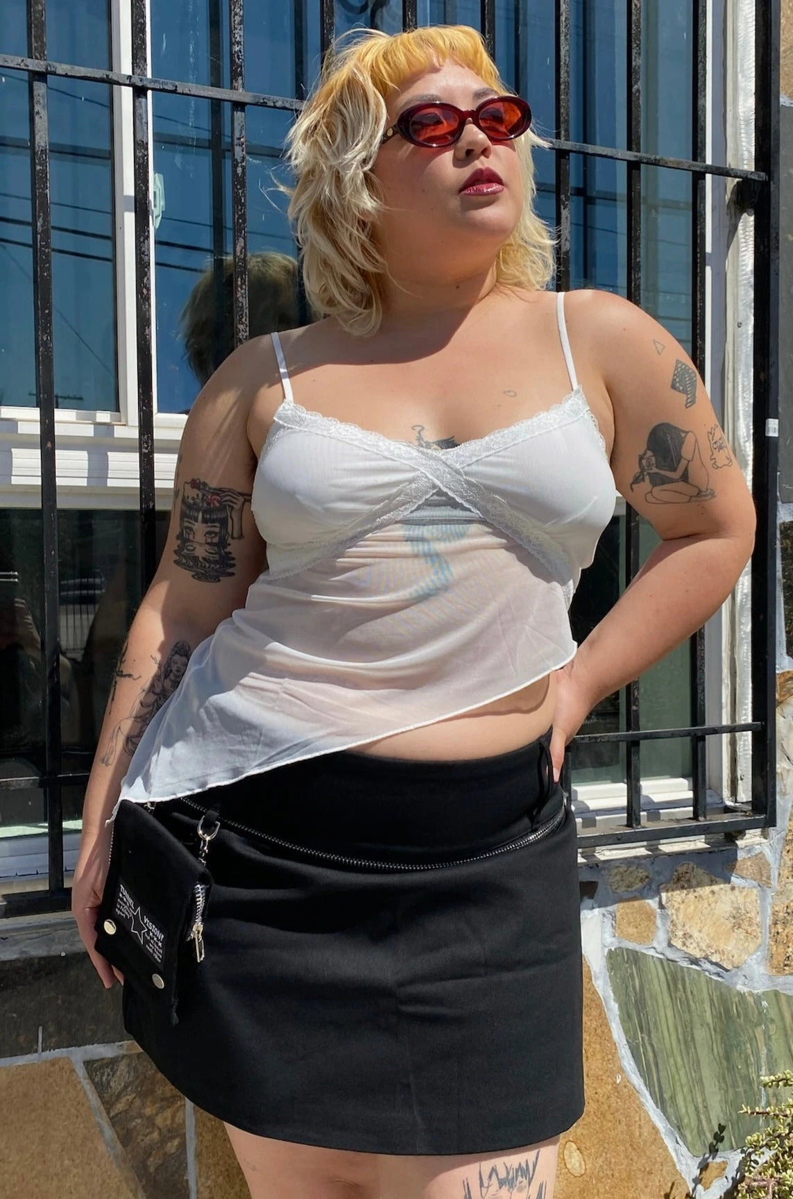 Max Black Utility Mini Skirt 6 Max Black Utility Mini Skirt - Image 6