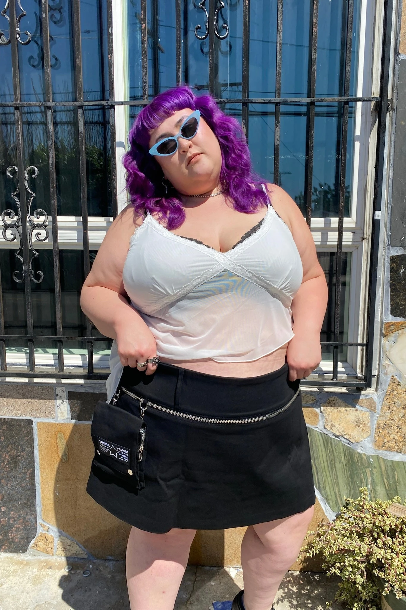 Max Black Utility Mini Skirt 7 Max Black Utility Mini Skirt - Image 7