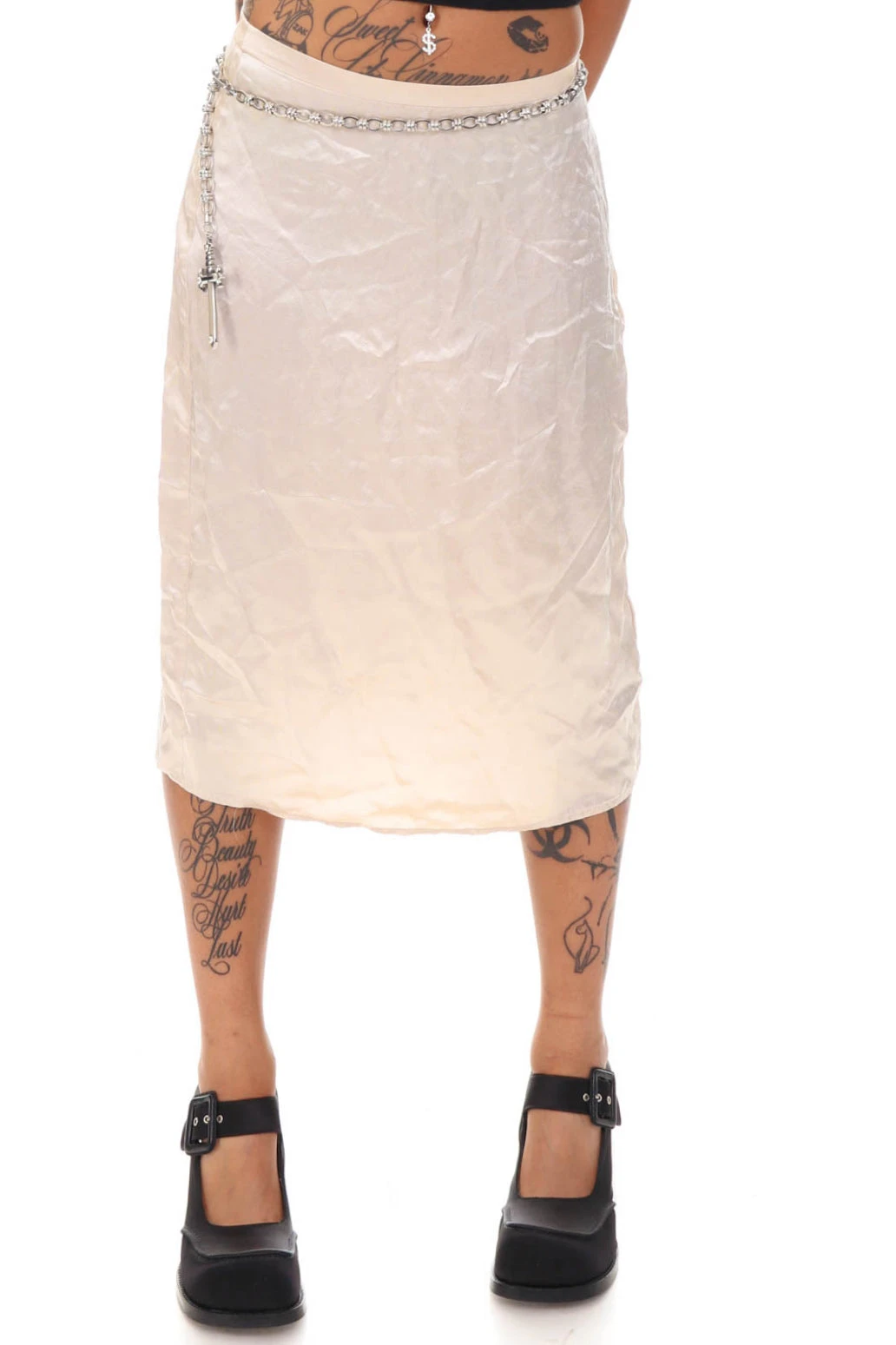 Not-Quite-Vintage Silk Slip Skirt - S/M 1 Not-Quite-Vintage Silk Slip Skirt - S/M