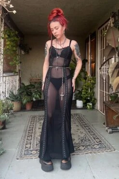 Black Amarantha Hook And Eye Maxi Dress 35 Black Amarantha Hook And Eye Maxi Dress -TUNNEL Vision Shop UALFGLAUIF