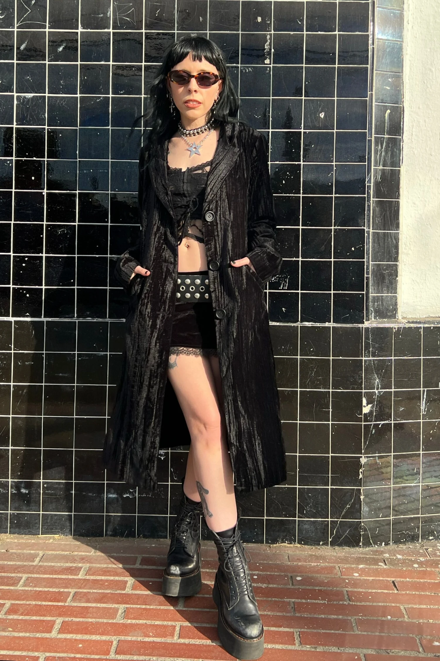 Mazzy Black Longline Jacket 3 Mazzy Black Longline Jacket - Image 3