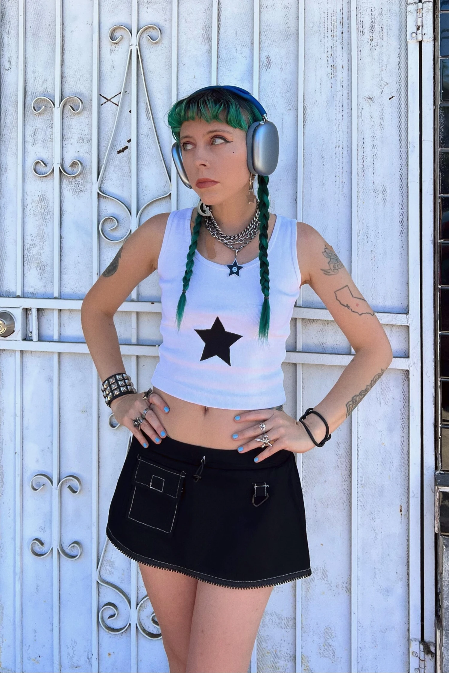 Black Carmen 5-in-1 Convertible Cargo Skirt 13 Black Carmen 5-in-1 Convertible Cargo Skirt - Image 13