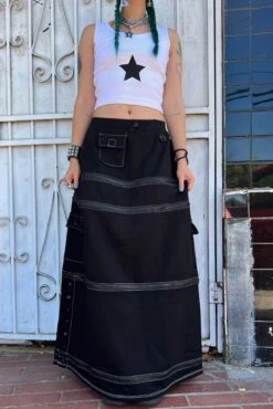 Black Carmen 5-in-1 Convertible Cargo Skirt 24 Black Carmen 5-in-1 Convertible Cargo Skirt -TUNNEL Vision Shop blk4 0d473eec 6fb0 4f31 b768 2b9cecd8b854