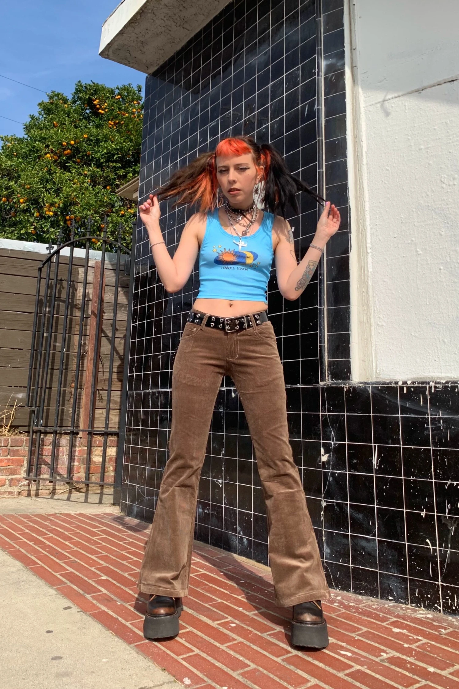 TUNNEL VISION SECONDHAND (GRADE A) Melody Brown Corduroy Flares 12 TUNNEL VISION SECONDHAND (GRADE A) Melody Brown Corduroy Flares - Image 12