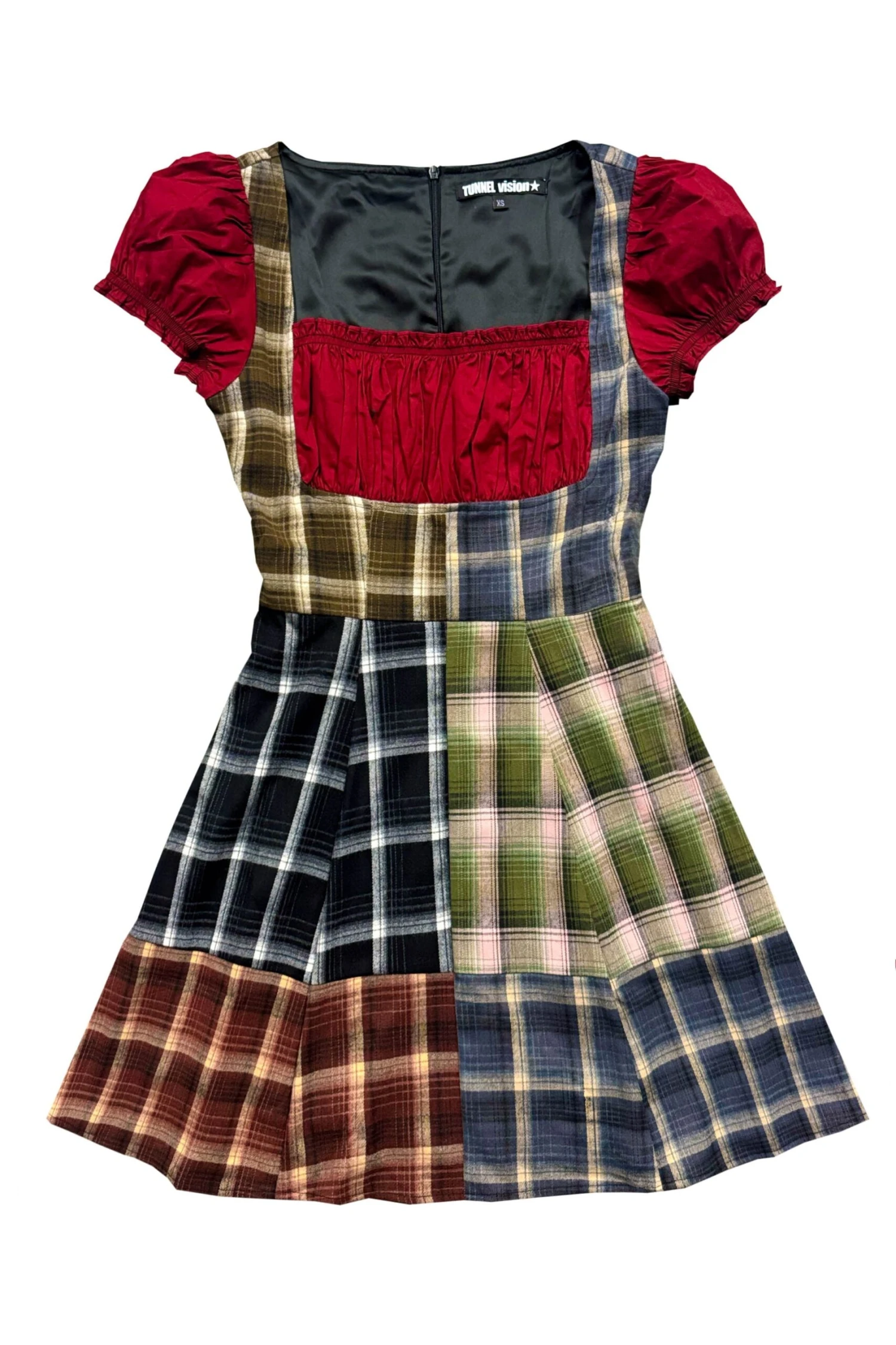 Alicia Underbust Patchwork Dress 1 Alicia Underbust Patchwork Dress