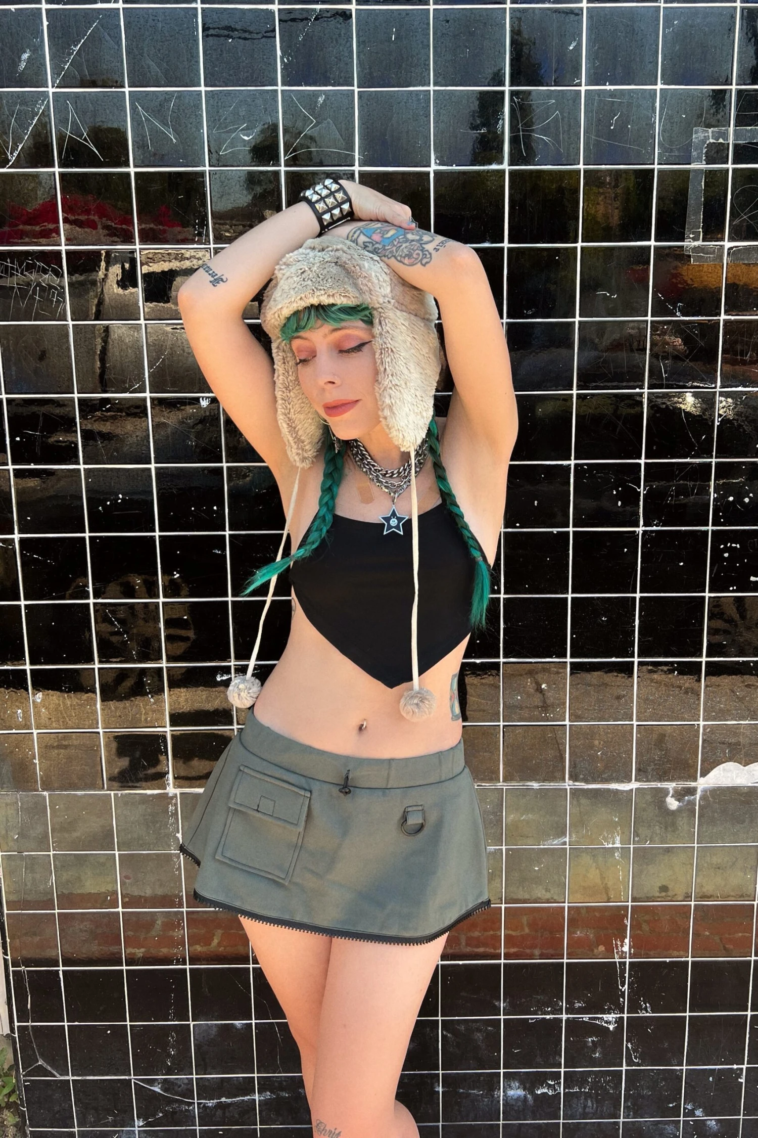 Olive Carmen 5-in-1 Convertible Cargo Skirt 10 Olive Carmen 5-in-1 Convertible Cargo Skirt - Image 10