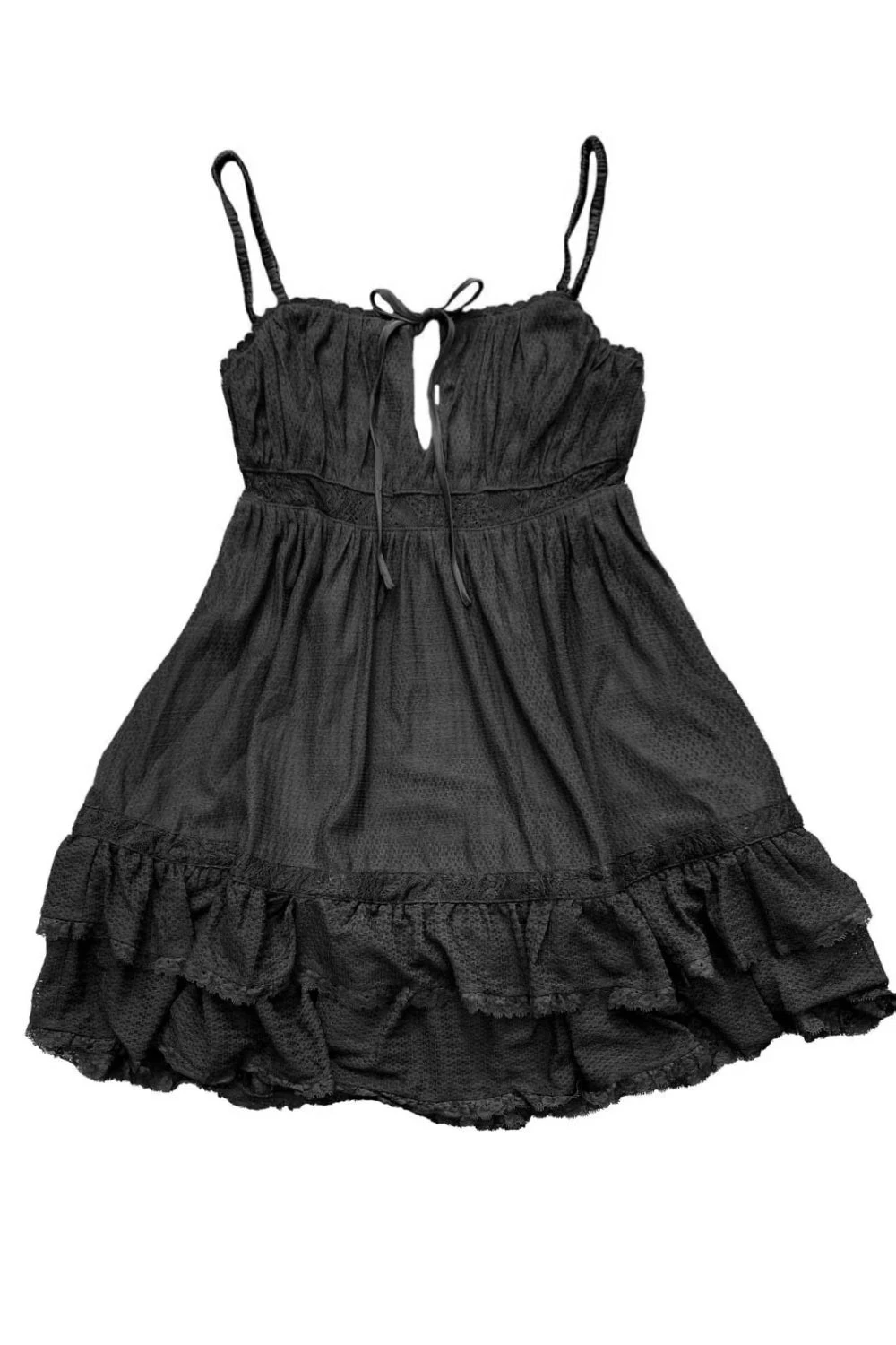 Baby Dolly Black Mini Dress 2 Baby Dolly Black Mini Dress - Image 2