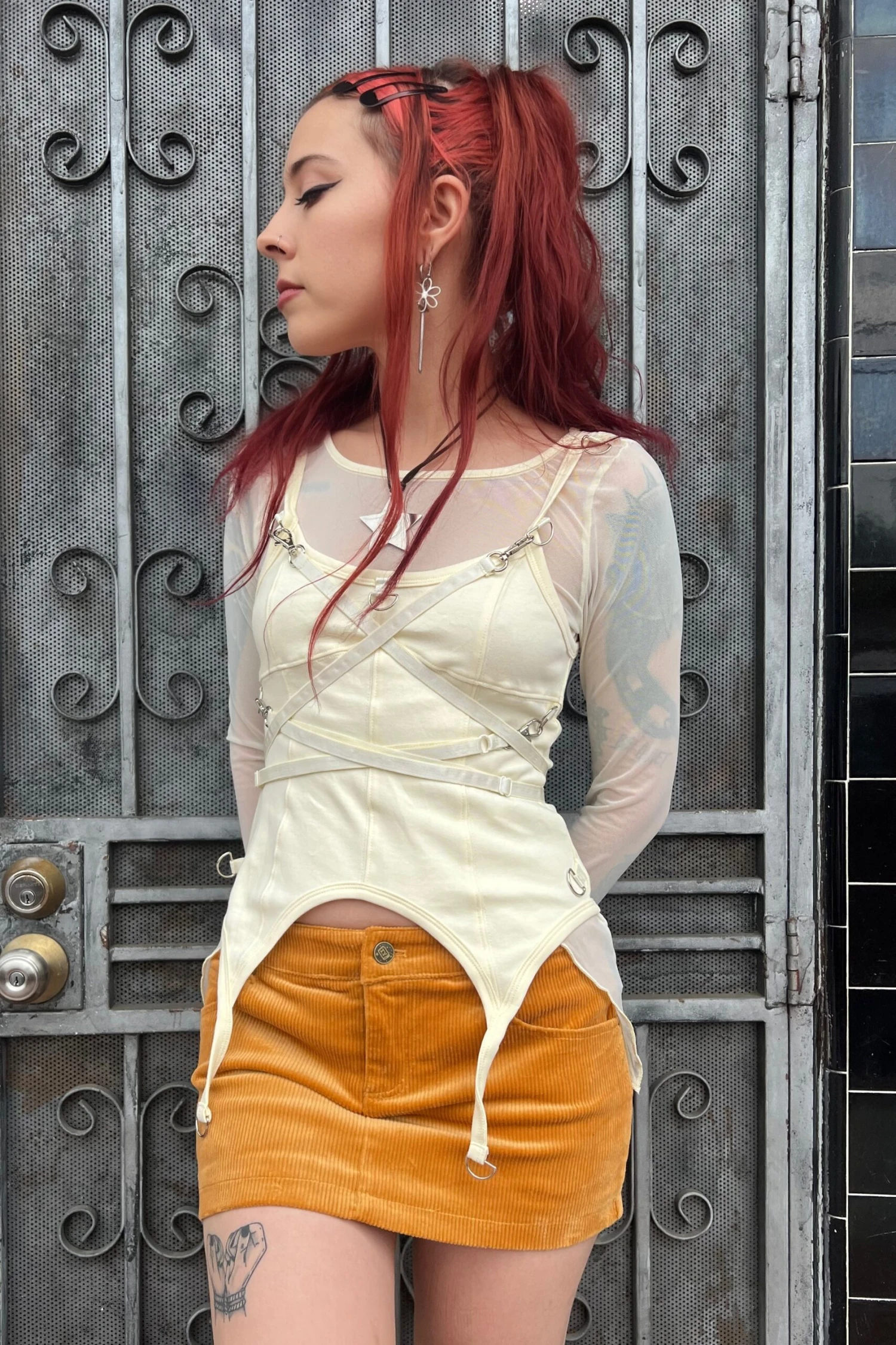 Gish Cream Convertible 3-in-1 Layered Top 9 Gish Cream Convertible 3-in-1 Layered Top - Image 9