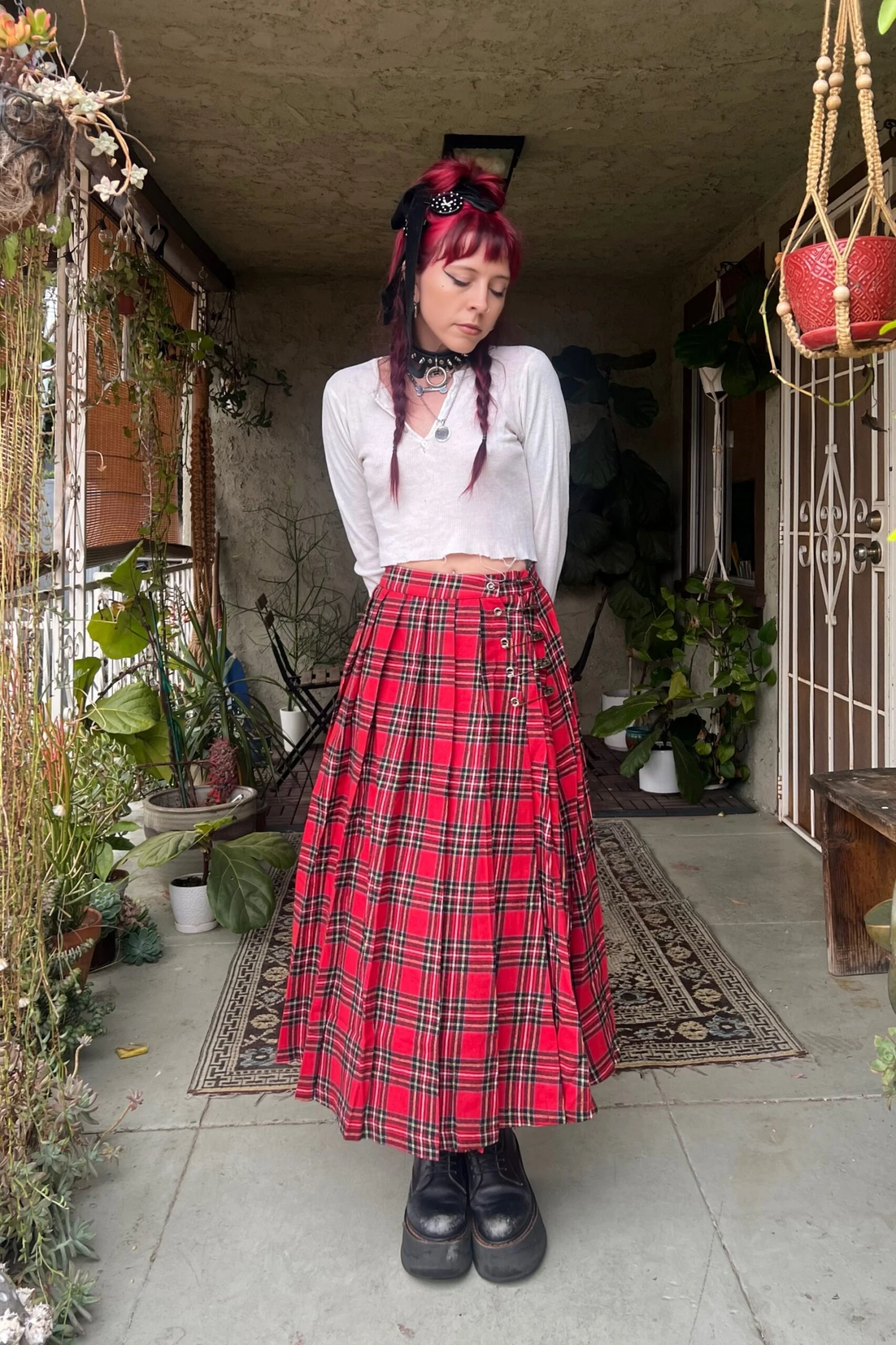 Muzzle Plaid Maxi Kilt 7 Muzzle Plaid Maxi Kilt - Image 7