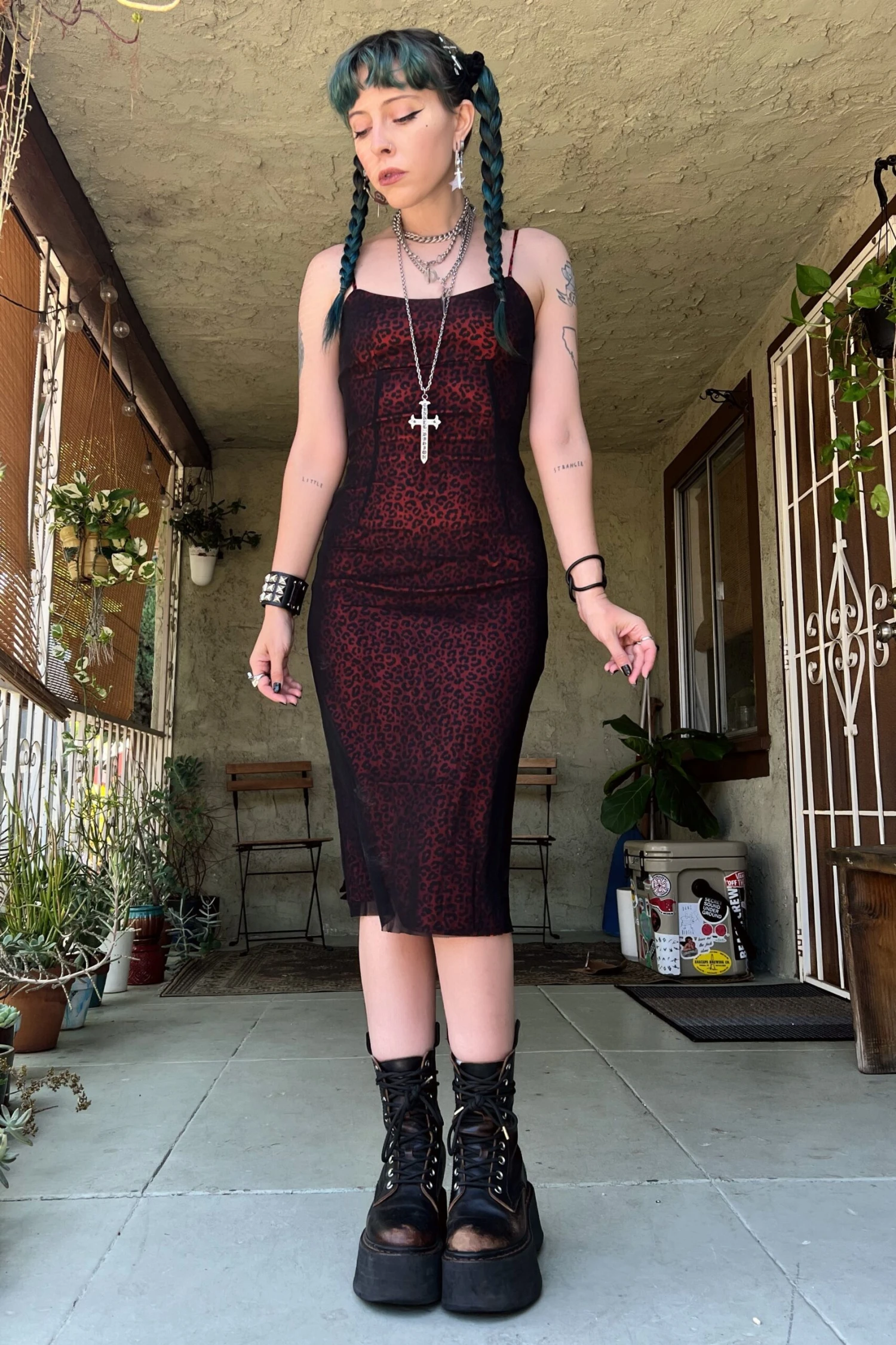 Red Cheetah Cameron Dress 2 Red Cheetah Cameron Dress - Image 2