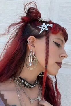 Heart On A Pin Earrings -TUNNEL Vision Shop sFz