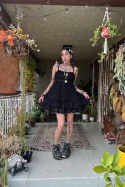 Baby Dolly Black Mini Dress 25 Baby Dolly Black Mini Dress -TUNNEL Vision Shop sarahphotos 16