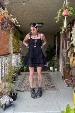 Baby Dolly Black Mini Dress 26 Baby Dolly Black Mini Dress -TUNNEL Vision Shop sarahphotos 19