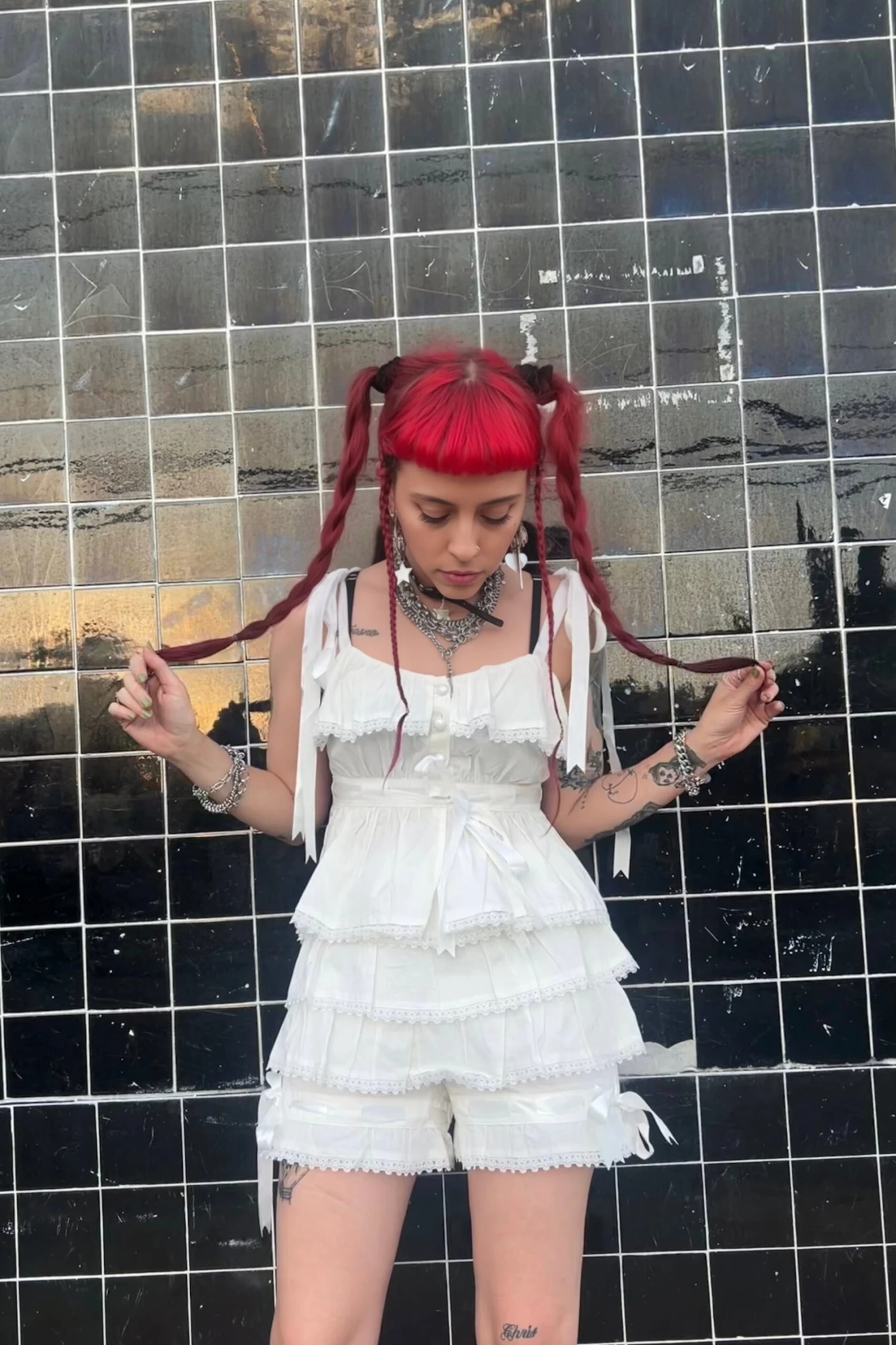 Fern White Bloomer Set 7 Fern White Bloomer Set - Image 7