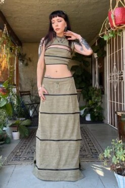 40-in-1 Olive Green Zip-Off Convertible Dress 27 40-in-1 Olive Green Zip-Off Convertible Dress -TUNNEL Vision Shop sgsdszd