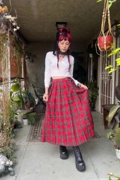 Muzzle Plaid Maxi Kilt 21 Muzzle Plaid Maxi Kilt -TUNNEL Vision Shop ukafeGs
