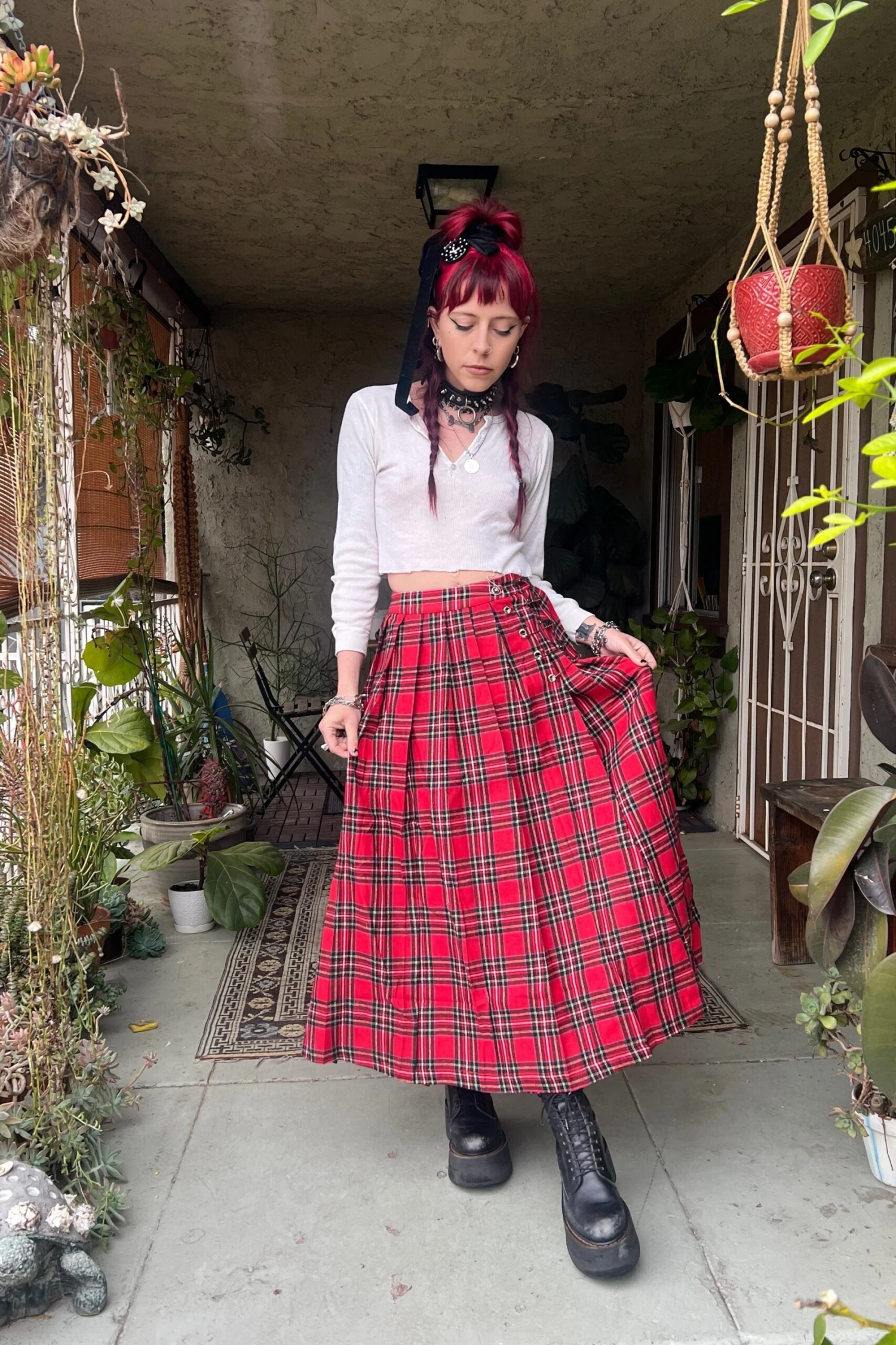 Muzzle Plaid Maxi Kilt 3 Muzzle Plaid Maxi Kilt - Image 3