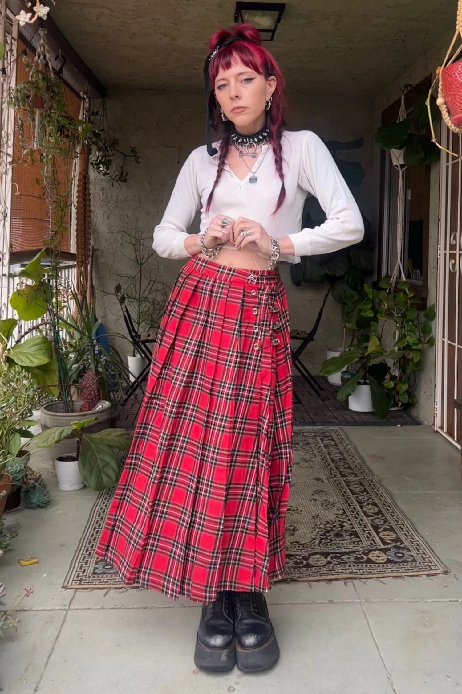 Muzzle Plaid Maxi Kilt 6 Muzzle Plaid Maxi Kilt - Image 6