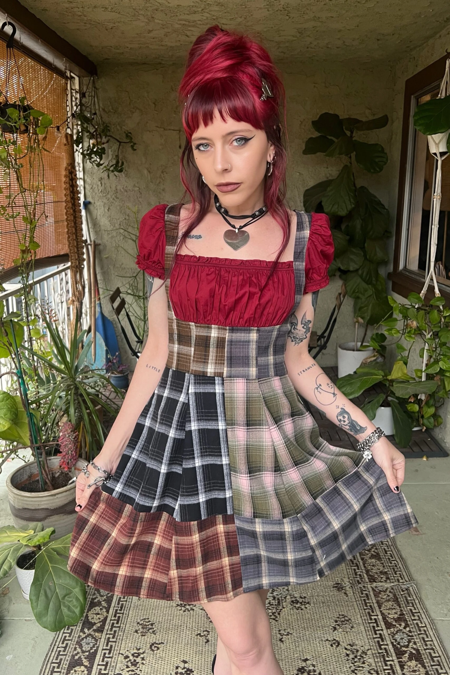 Alicia Underbust Patchwork Dress 2 Alicia Underbust Patchwork Dress - Image 2