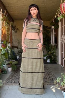 40-in-1 Olive Green Zip-Off Convertible Dress 25 40-in-1 Olive Green Zip-Off Convertible Dress -TUNNEL Vision Shop zshrd